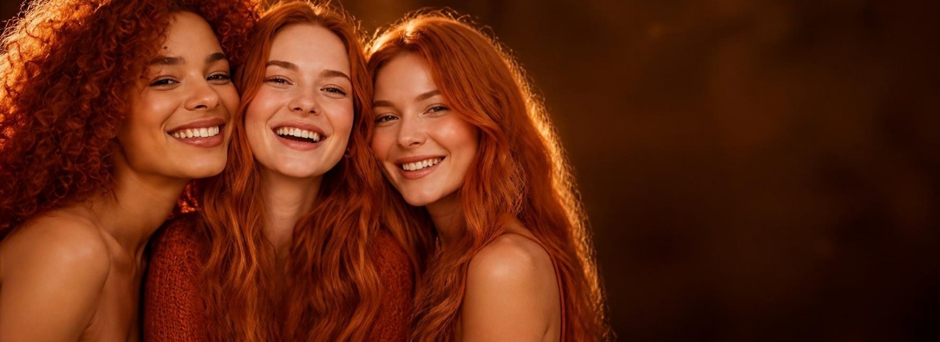 Mulheres ruivas com tons diferentes de cabelo ruivo na jornada da ruiva