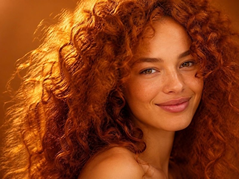 Descubra seu tom de ruivo ideal com amostras de cabelo ruivo