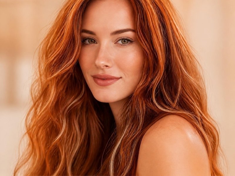 Cabelo branco e ruivo: cobertura dos fios brancos com coloração ruiva